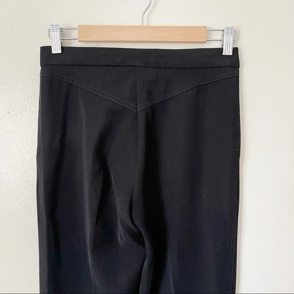 Louis Vuitton Black Trouser pants size 2 preowned - Picture 3 of 6